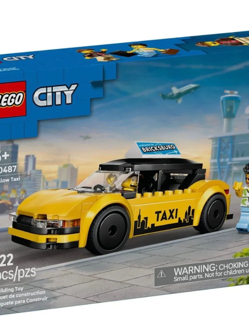 LEGO City Yellow Taxi 60487 | New & Sealed